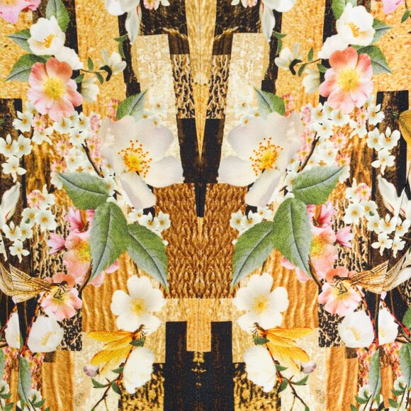 Alexander McQueen RARE Golden Yellow Flora and Fauna Blazer - Picture 9 of 12